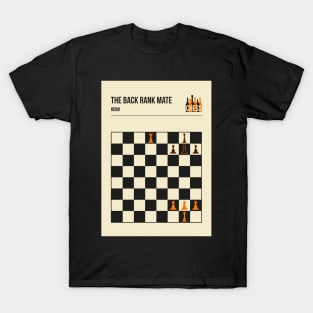 The Back Rank Mate Chess Checkmate Vintage Book Cover Poster T-Shirt